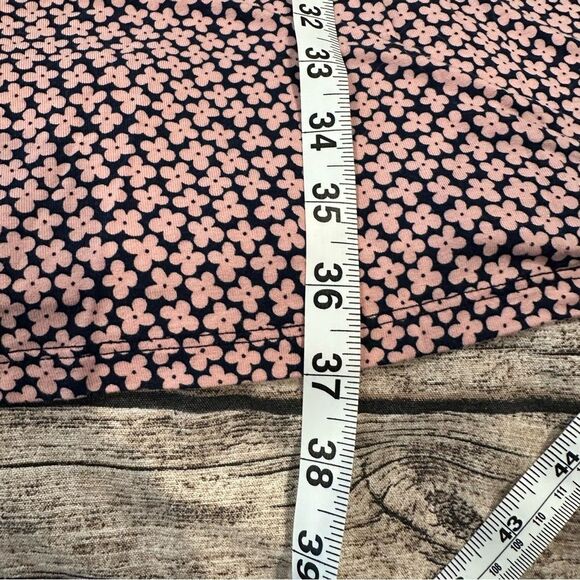 Boden Chic Pink and Black Floral Jersey Dress With Pockets Size 10 Petite - Picture 3 of 11